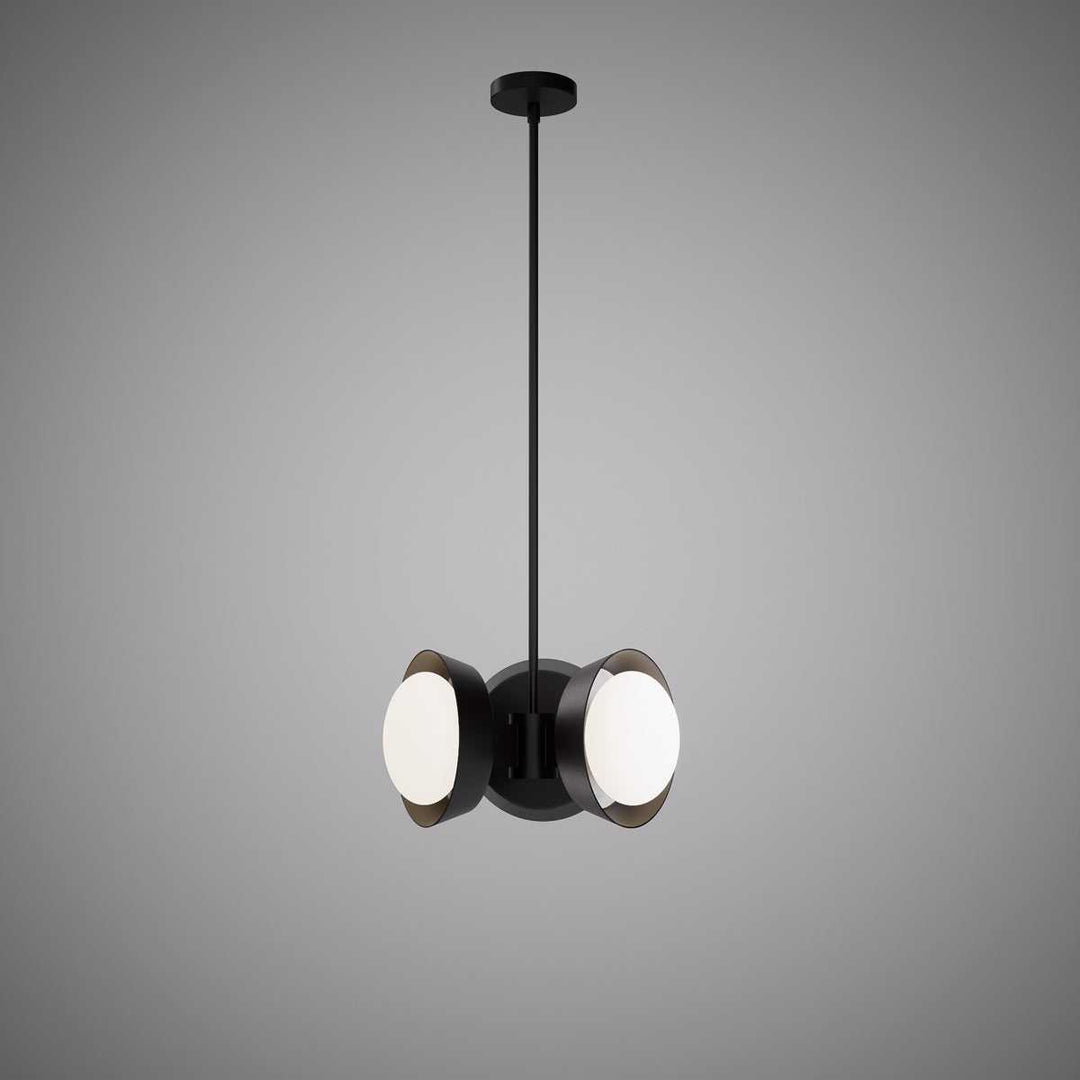 Modern Luxury Three Light Lantern in Matte Black Vinci Lighting