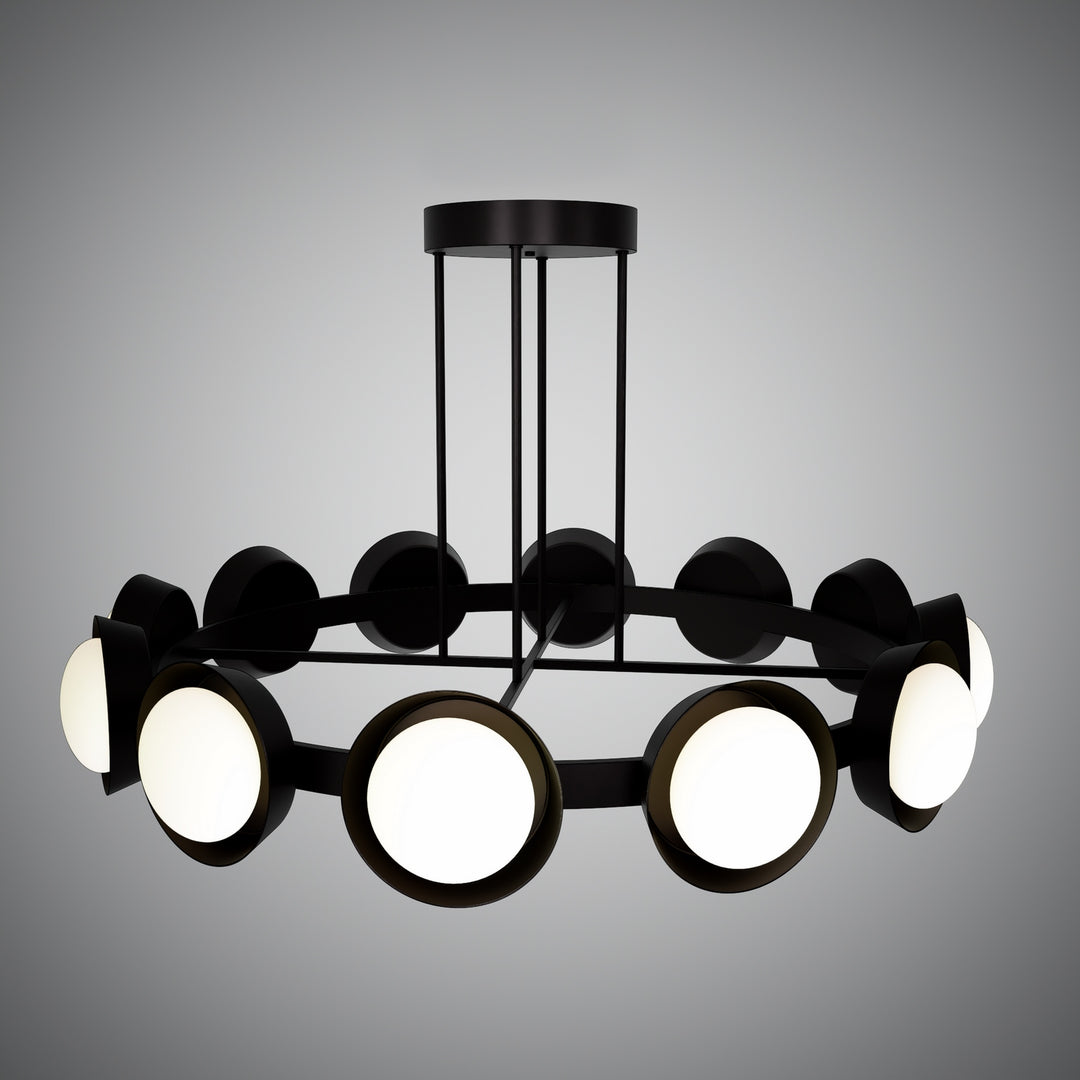 Vinci Lighting - CH63012-BK - 12 Light Chandelier - Modern Luxury - Matte Black