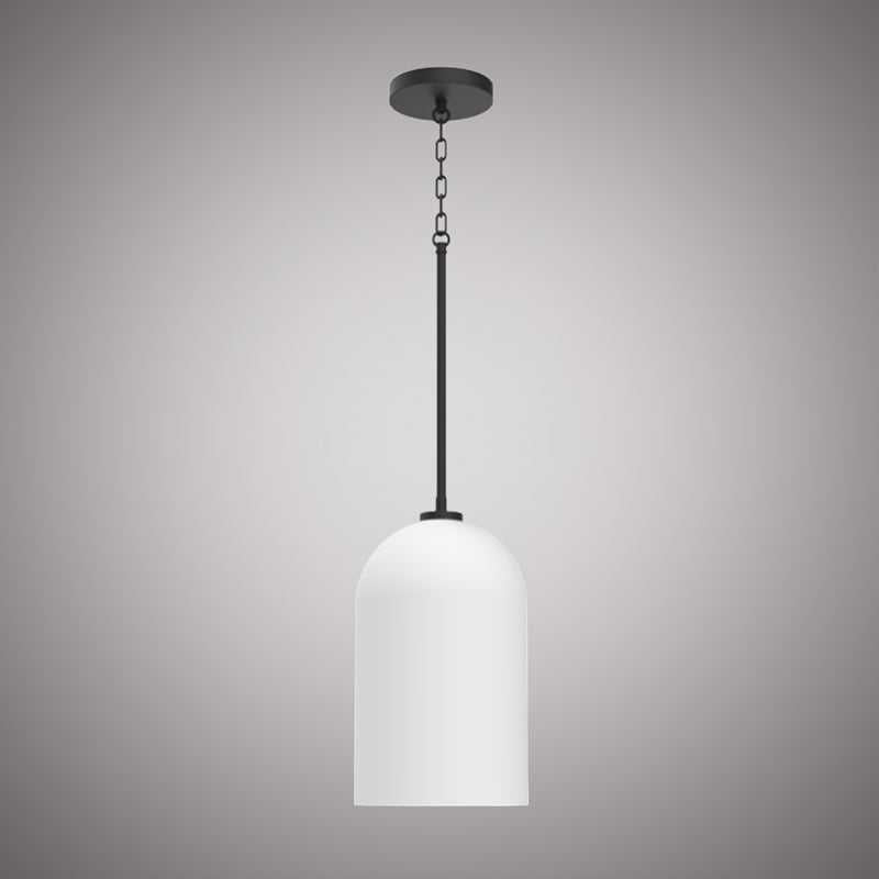 Stella One Light Pendant in Matte Black Vinci Lighting