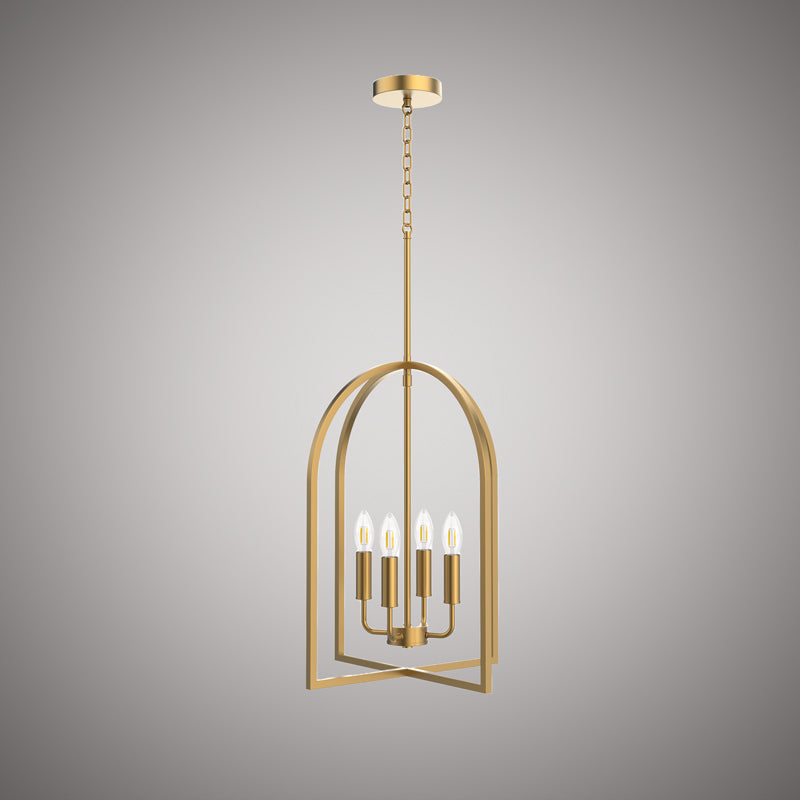 Vinci Lighting - CP9321-AB - Four Light Lantern - Aged Brass