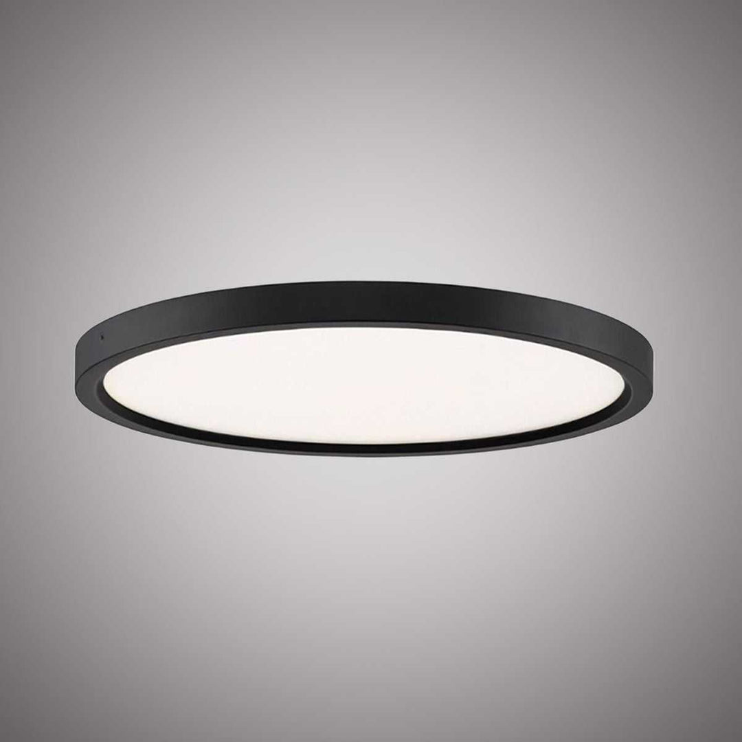 Disc LED Flush Mount in Black Vinci Lighting
