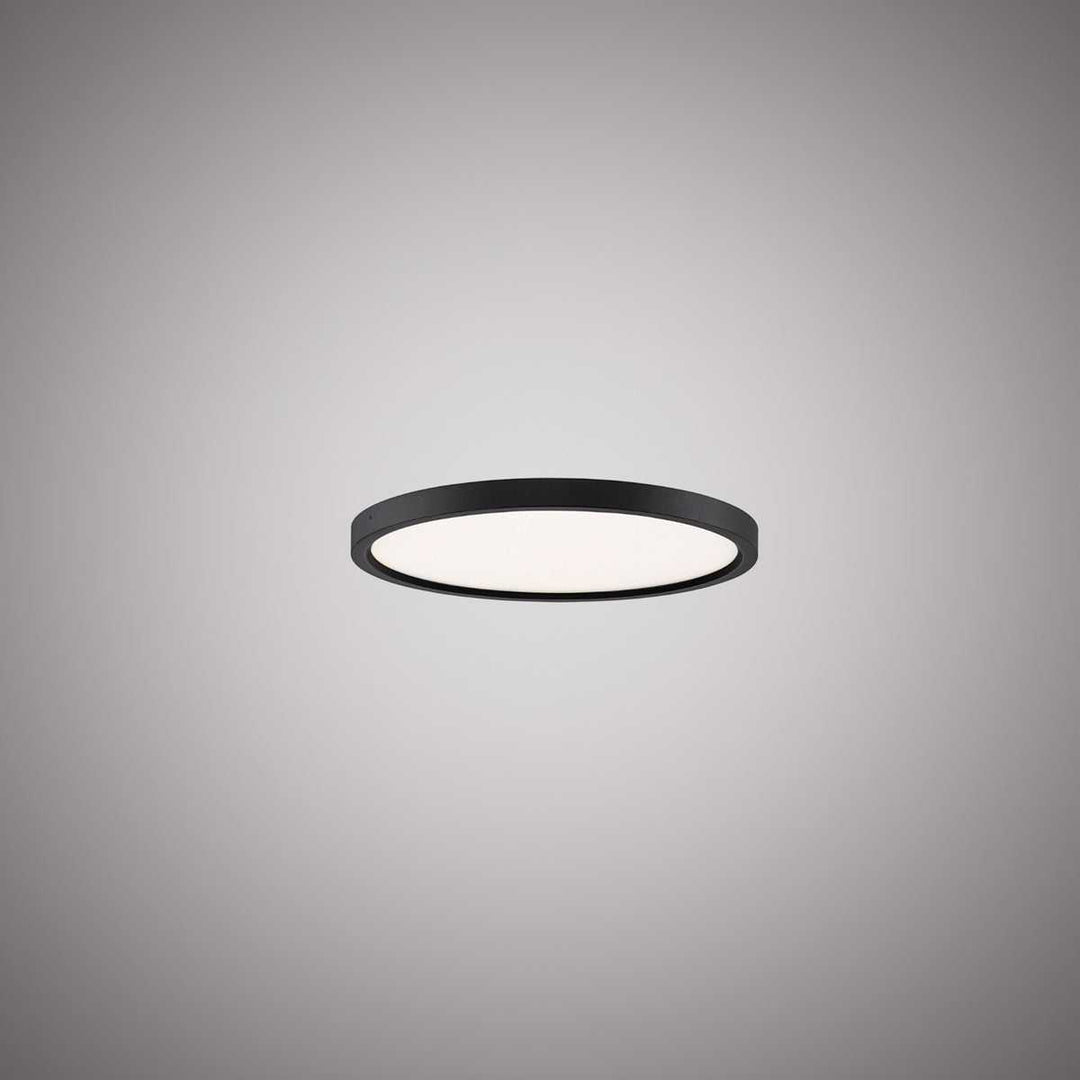 Disc LED Flush Mount in Black Vinci Lighting