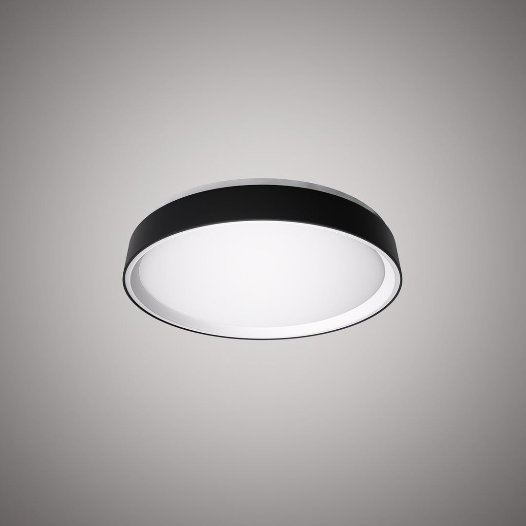 Vinci Lighting - FM1230-13BKWH - LED Flush Mount - Halo - Black /White