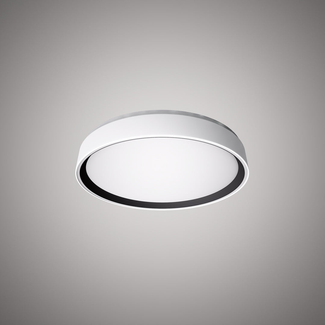 Vinci Lighting - FM1230-13WHBK - LED Flush Mount - Halo - White /Black
