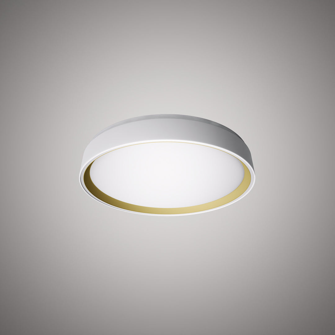 Vinci Lighting - FM1230-13WHGD - LED Flush Mount - Halo - White /Gold