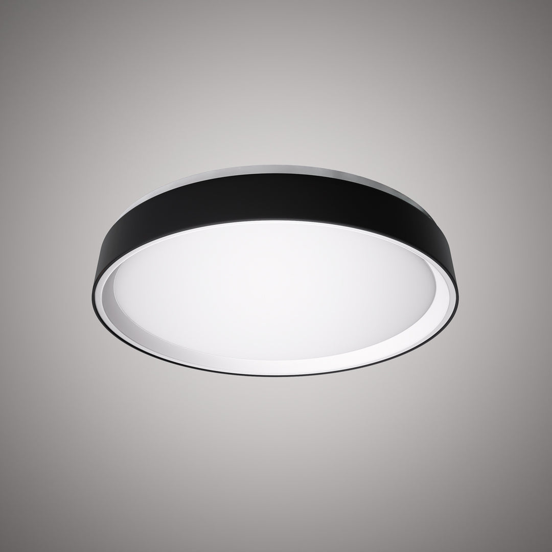 Vinci Lighting - FM1230-15BKWH - LED Flush Mount - Halo - Black /White