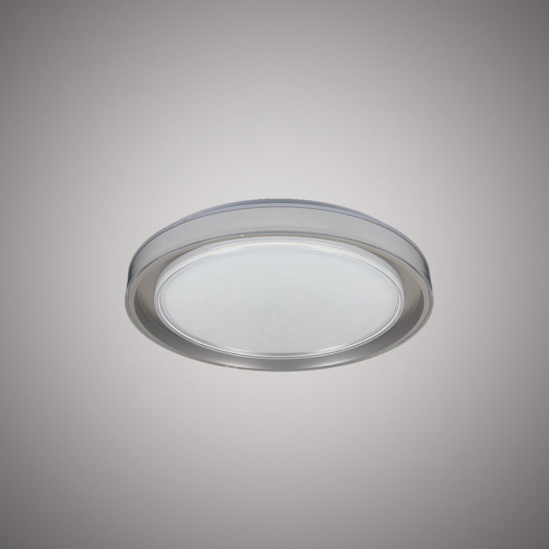 Vinci Lighting - FM6015GM-CEA - LED Flush Mount - Gunmetal/Clear Edge Acrylic