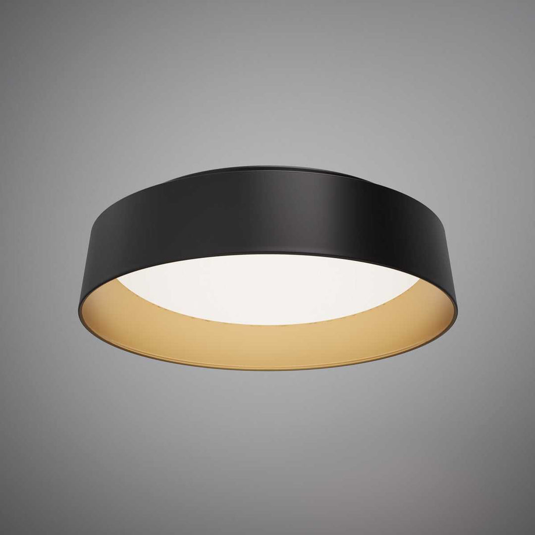 Pure LED Flush Mount in Matte Black /Gold Vinci Lighting