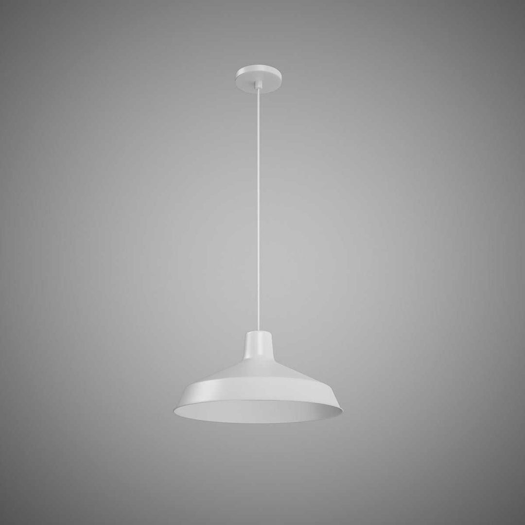 One Light Pendant in Matte White Vinci Lighting