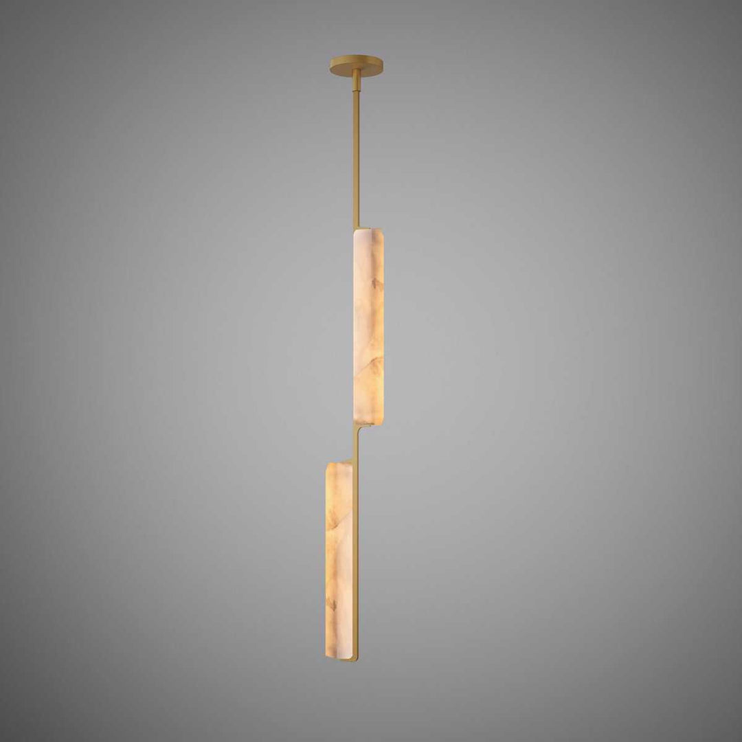 Modern Luxury LED Lantern in Aged Brass Vinci Lighting