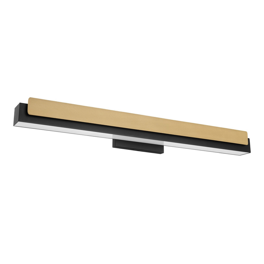 Thesis Canada - 208104A - LED Vanity Light - Grazia - Matte Black, Brushed Gold