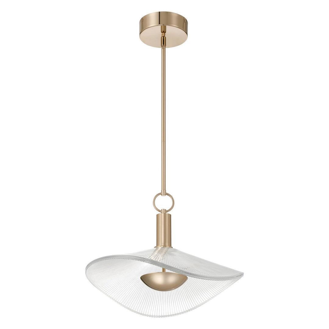 Thesis Canada - 208171A - LED Pendant - Novella - Polished Gold