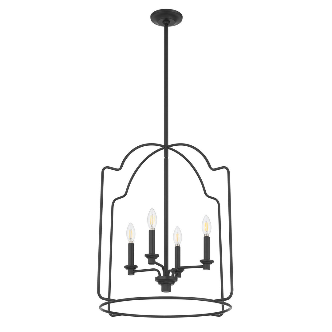Thesis Canada - 208195A - Four Light Pendant - Gwyneth - Matte Black