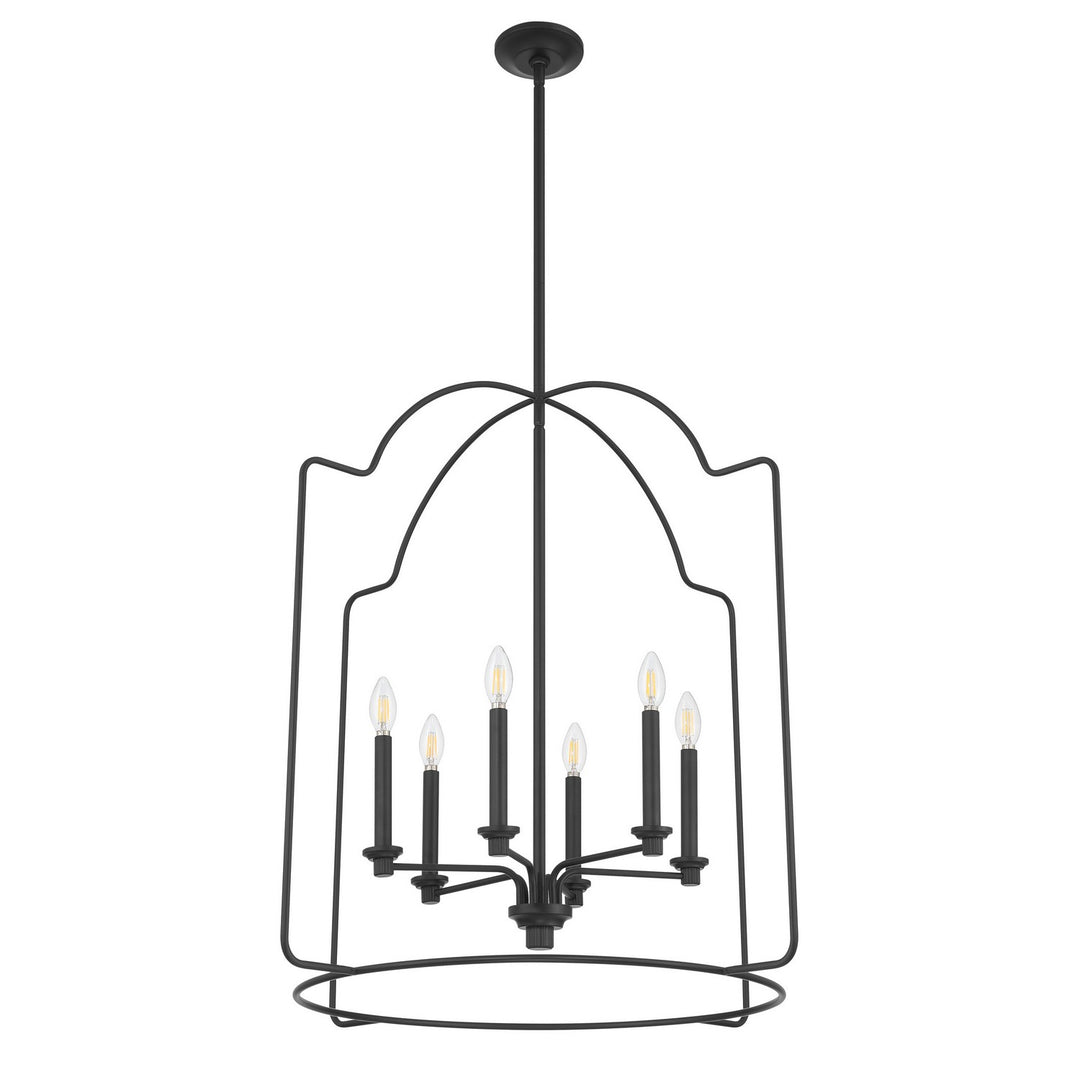 Thesis Canada - 208196A - Six Light Pendant - Gwyneth - Matte Black