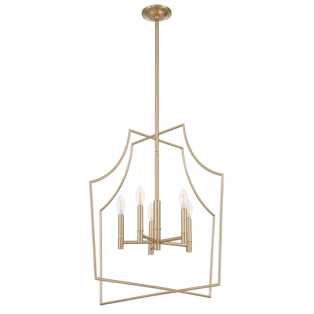 Thesis Canada - 208198A - Five Light Pendant - Declan - Champagne Gold