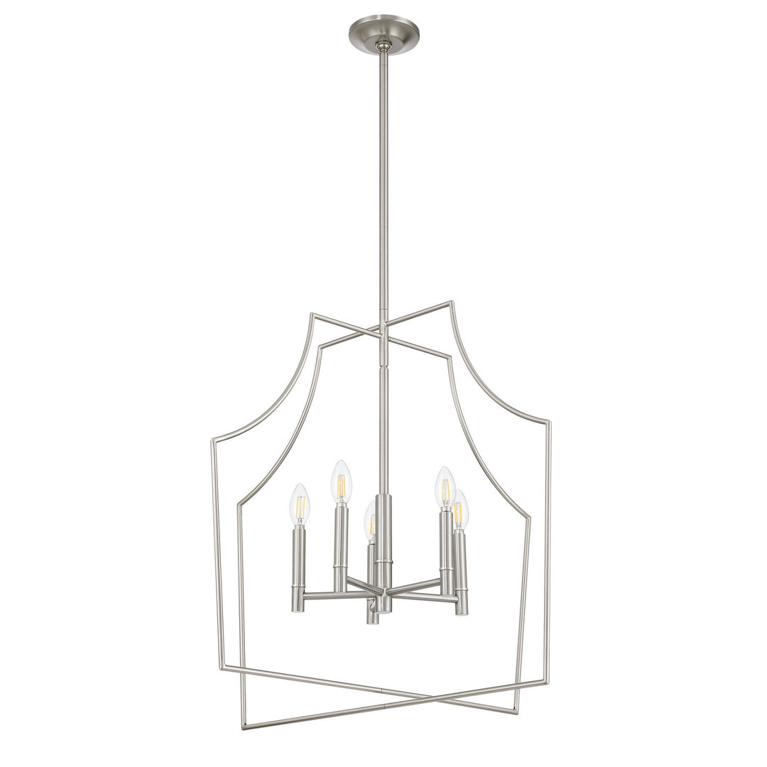 Thesis Canada - 208205A - Five Light Pendant - Declan - Brushed Nickel