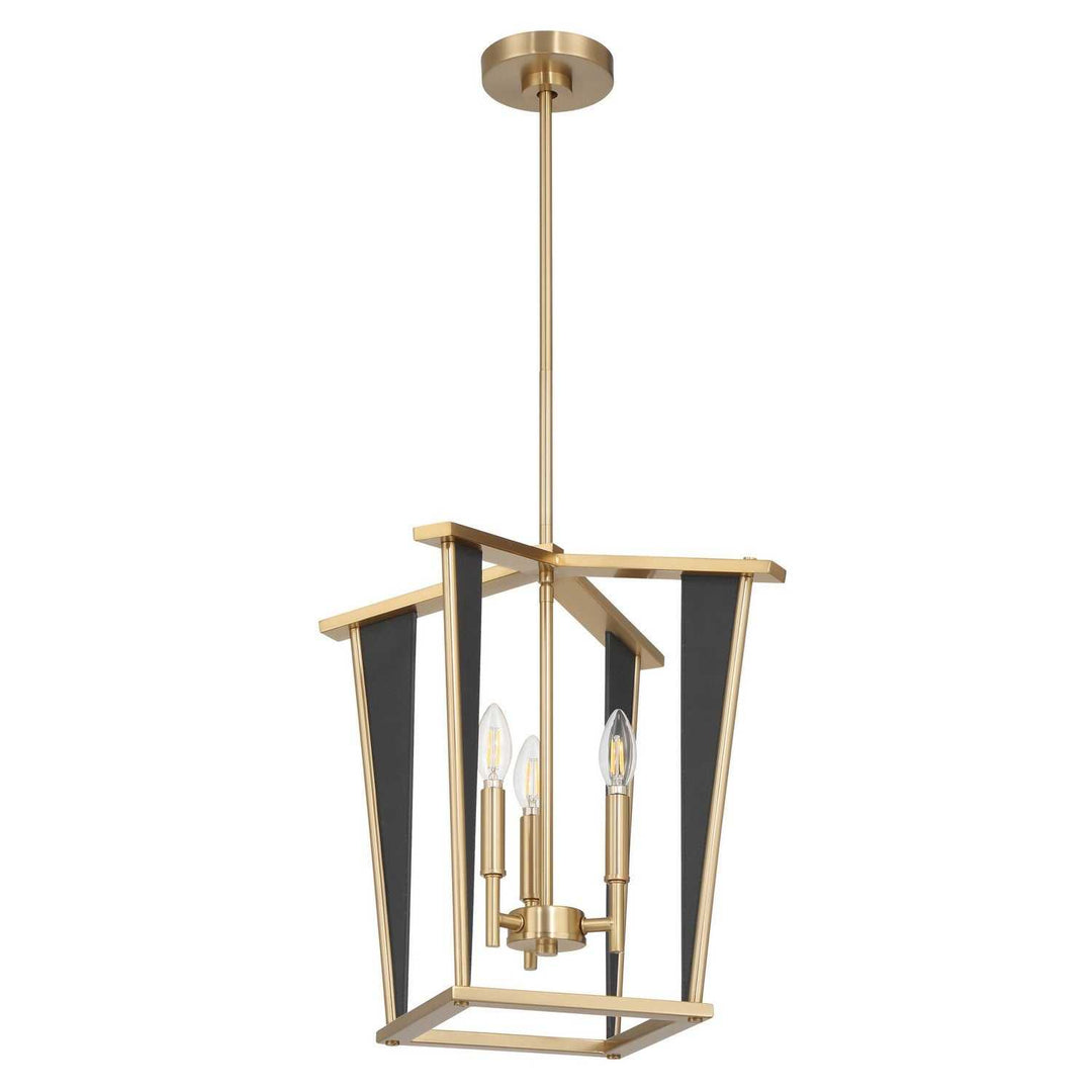 Julliard Three Light Pendant in Champagne Gold, Black Thesis Canada
