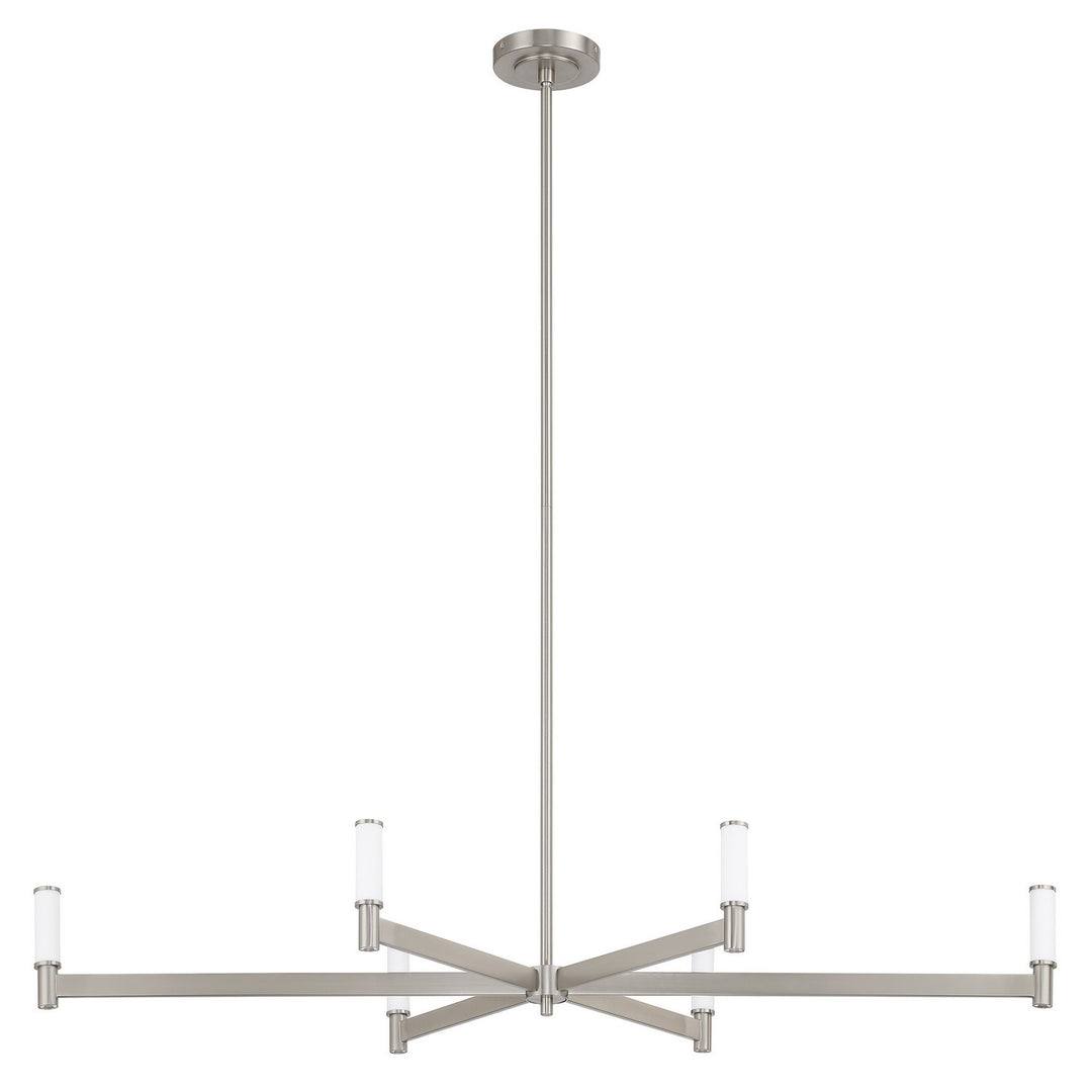 Thesis Canada - 208258A - LED Linear Chandelier - Ines - Brushed Nickel