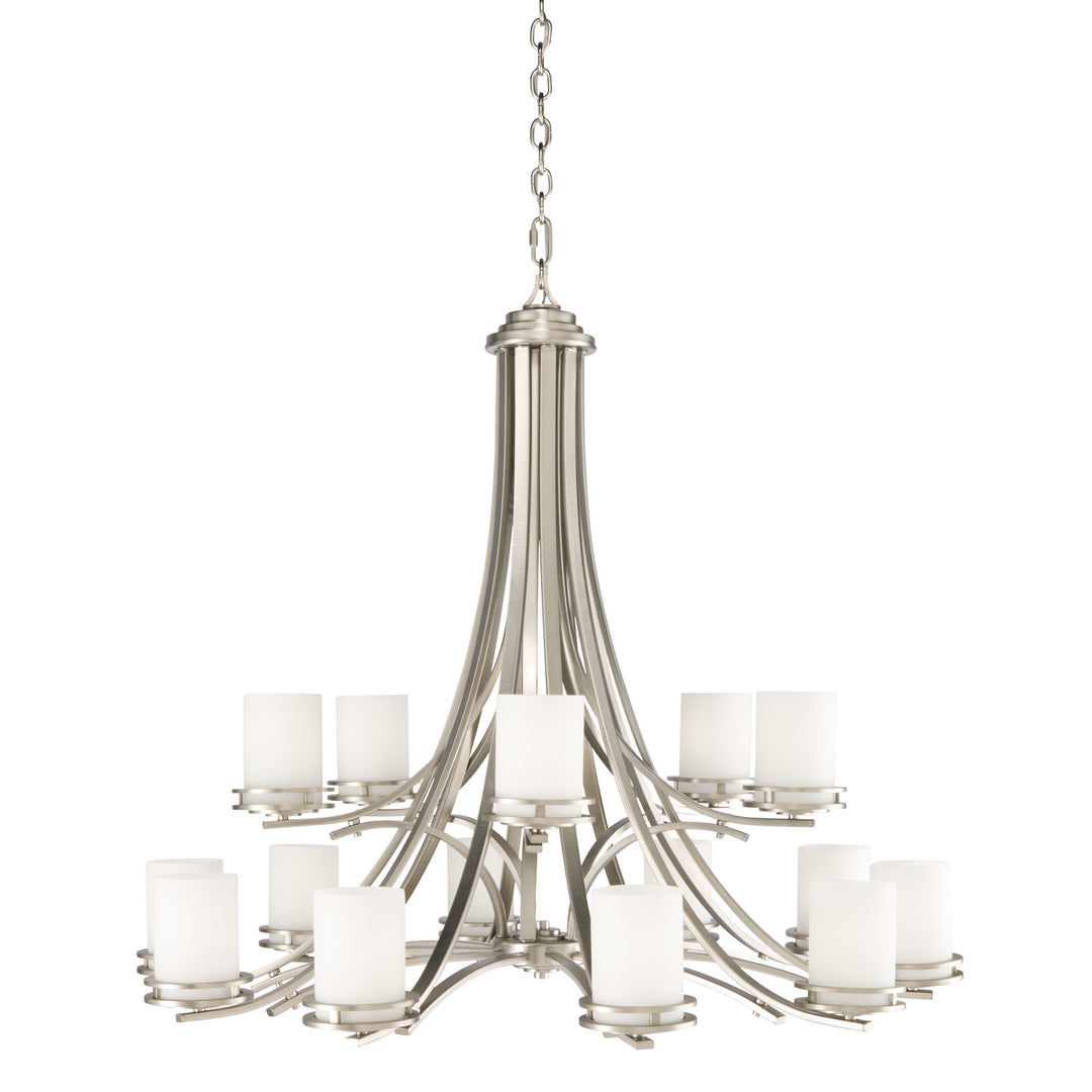 Kichler Canada - 1675NI - 15 Light Chandelier - Hendrik - Brushed Nickel