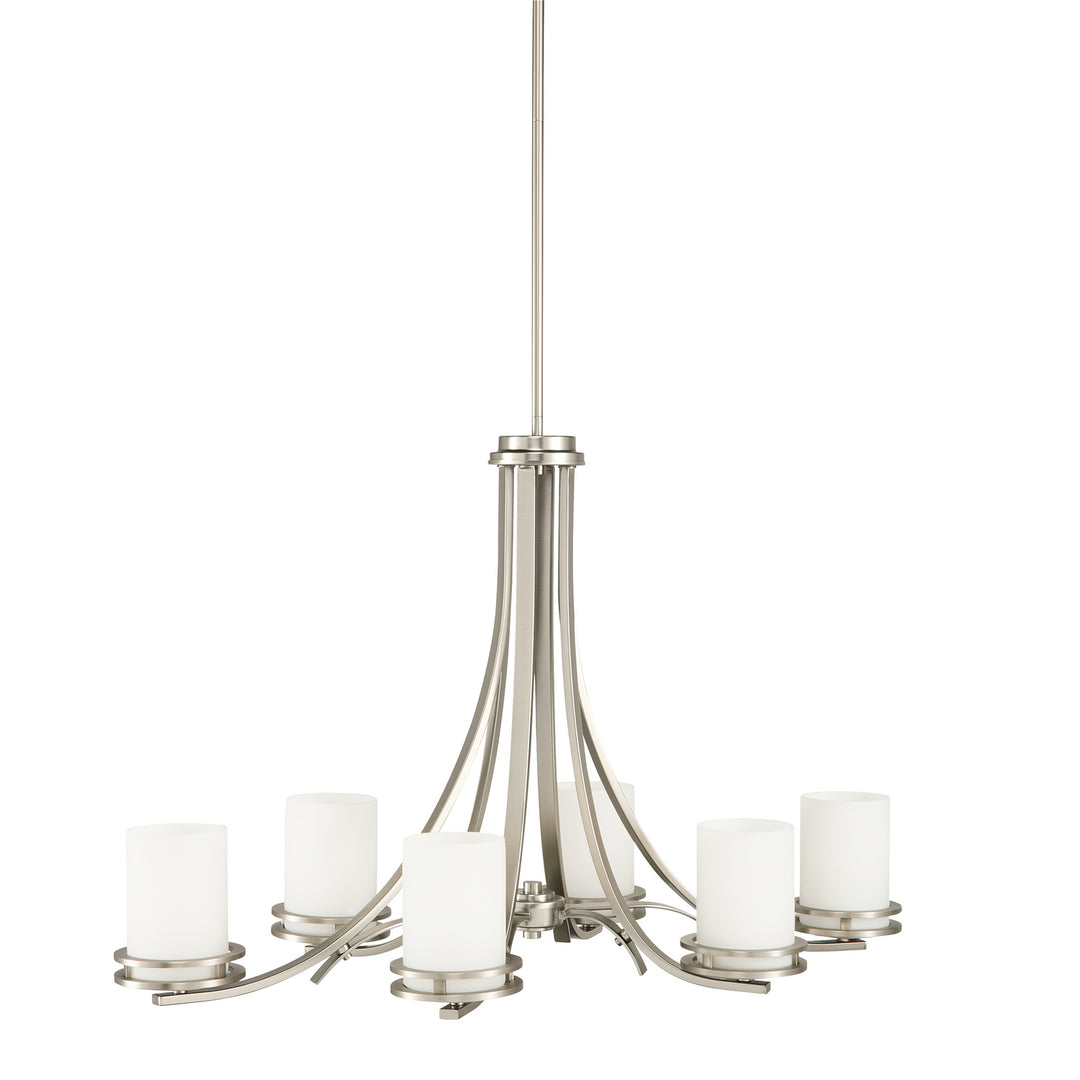 Kichler Canada - 1673NI - Six Light Chandelier - Hendrik - Brushed Nickel