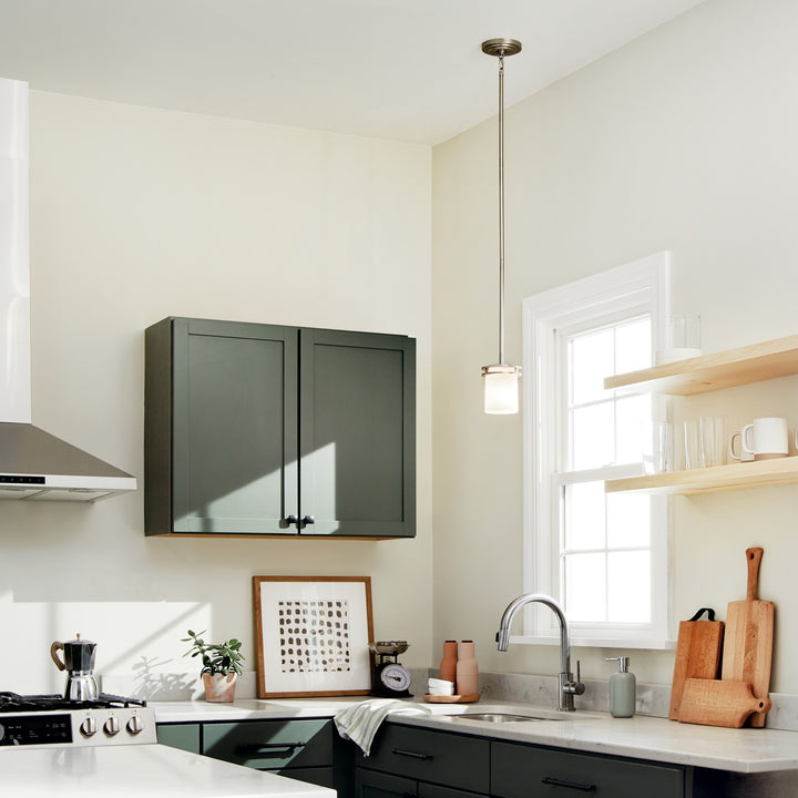 Kichler Canada - 3475NI - One Light Mini Pendant - Hendrik - Brushed Nickel