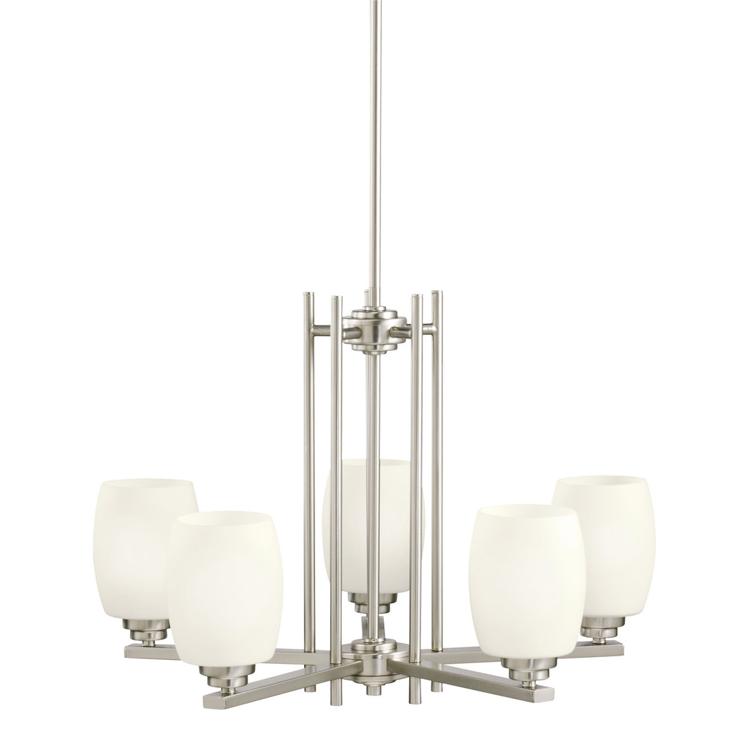 Kichler Canada - 1896NI - Five Light Chandelier - Eileen - Brushed Nickel