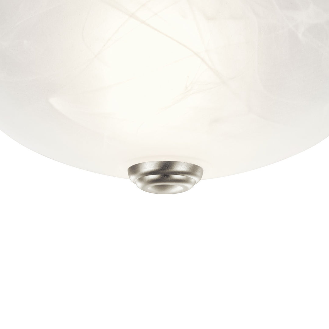 Kichler Canada - 8108NI - Two Light Flush Mount - Brushed Nickel