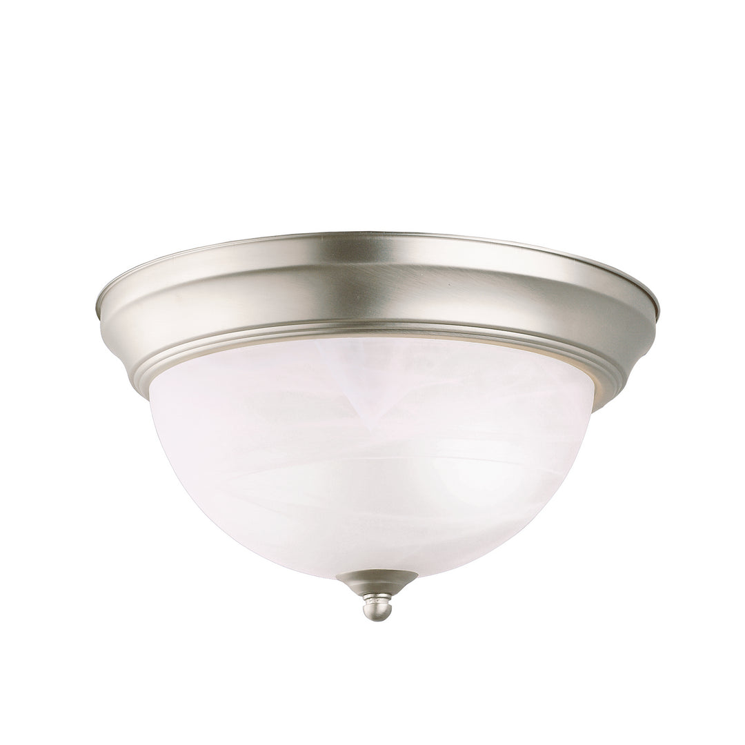 Kichler Canada - 8108NI - Two Light Flush Mount - Brushed Nickel