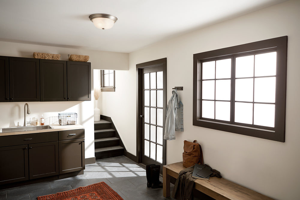 Kichler Canada - 8109NI - Two Light Flush Mount - Brushed Nickel