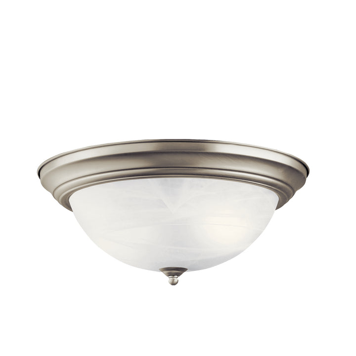 Kichler Canada - 8110NI - Three Light Flush Mount - Brushed Nickel