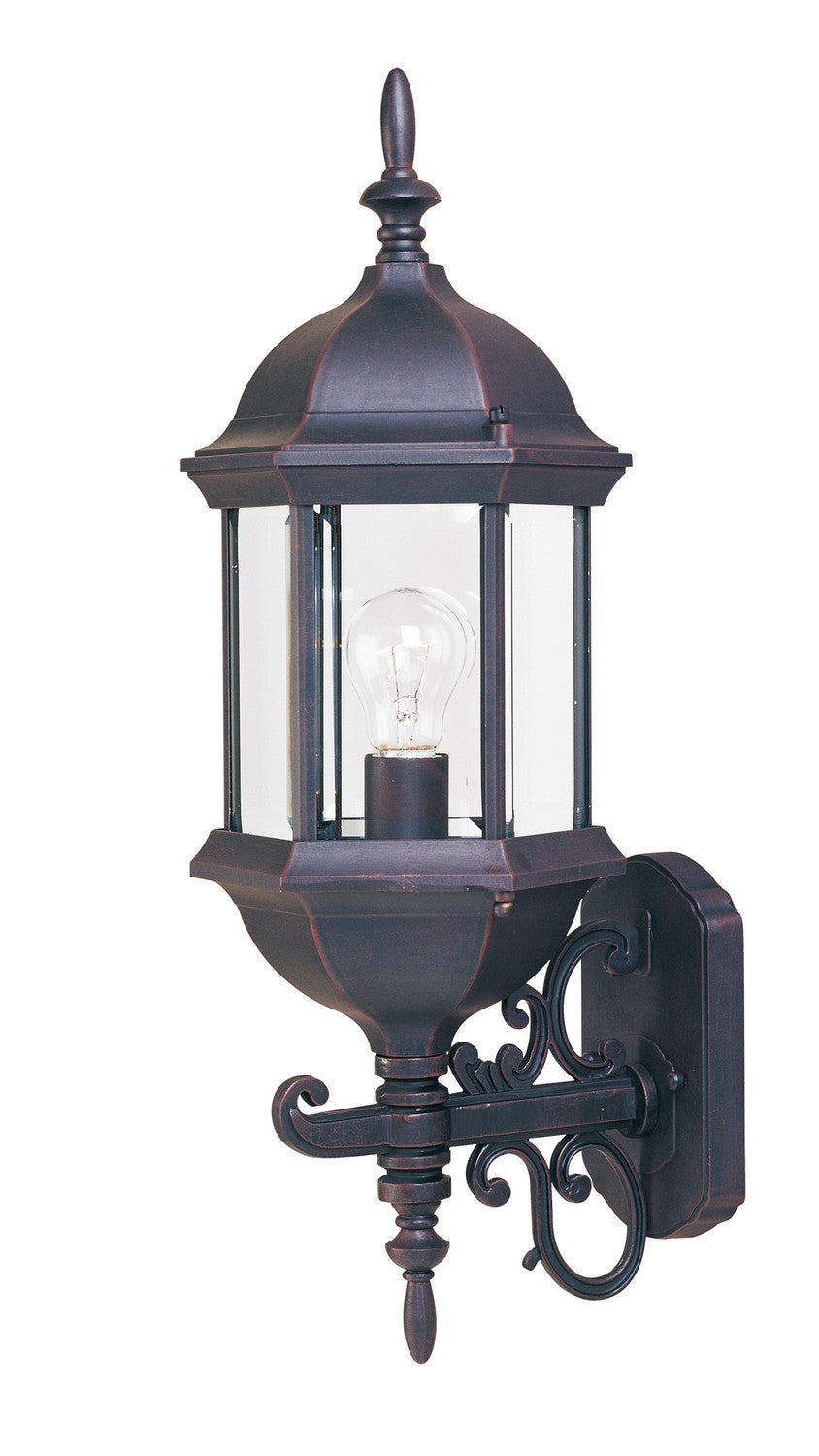 Maxim - 1072CLEB - One Light Outdoor Wall Lantern - Builder Cast - Empire Bronze