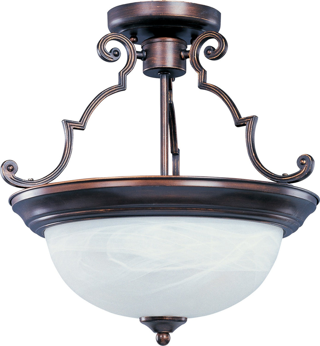 Maxim - 5843MROI - Two Light Semi-Flush Mount - Essentials - 584x - Oil Rubbed Bronze