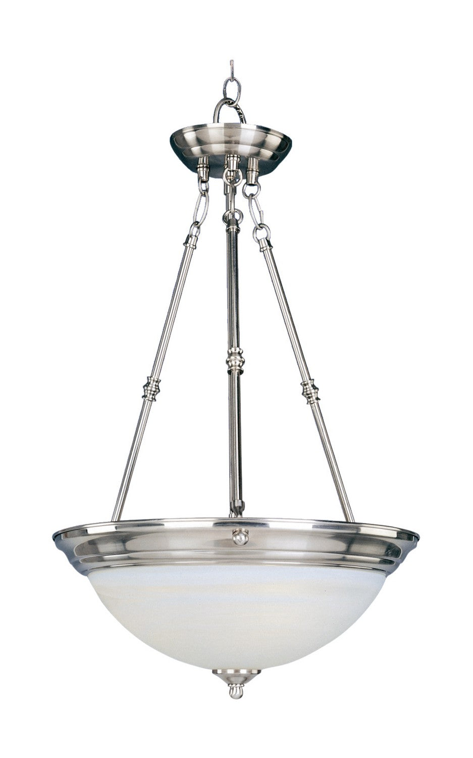 Maxim - 5845MRSN - Three Light Pendant - Essentials - 584x - Satin Nickel