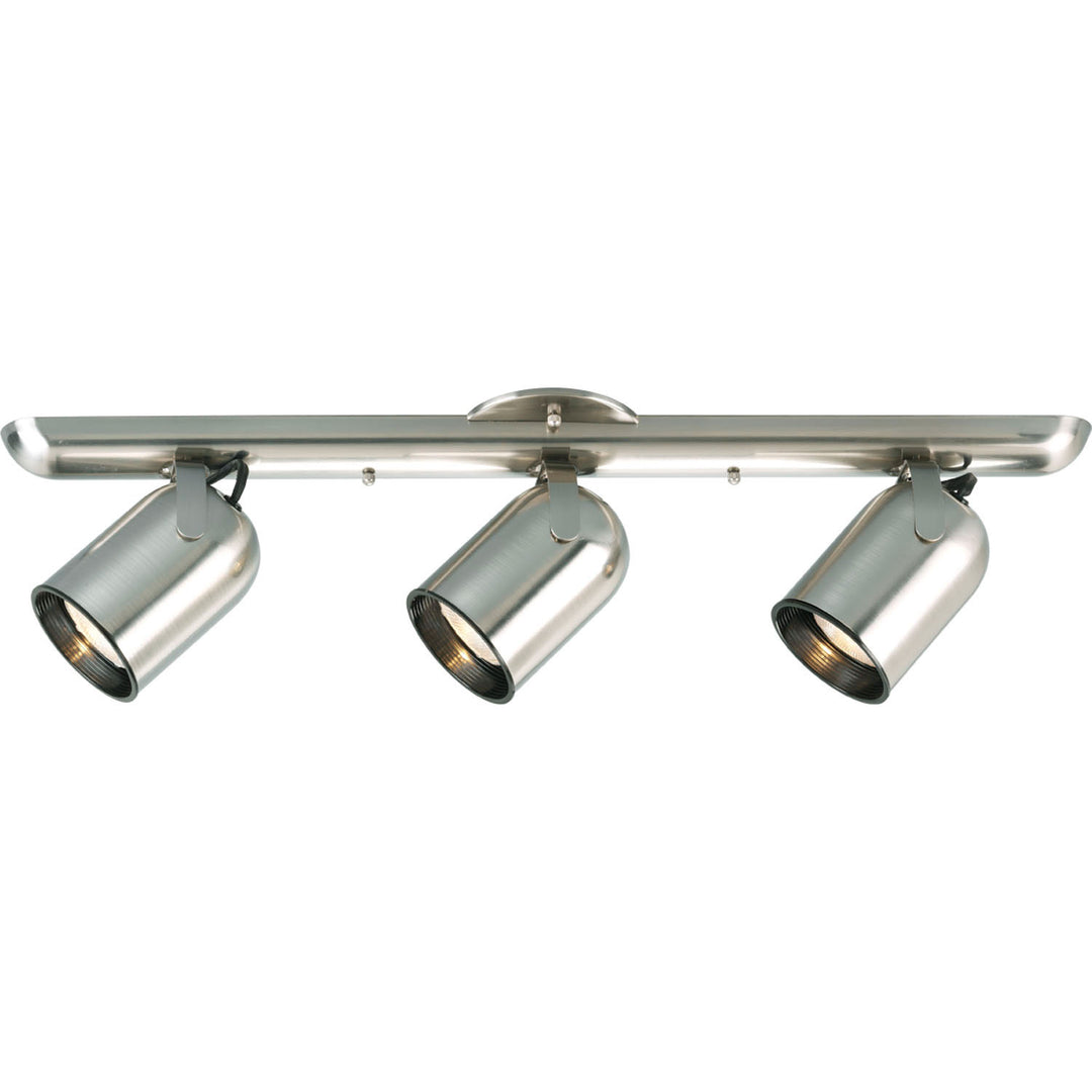 Directional Three Light Wall/Ceiling Fixture in Brushed Nickel - available from The Lighting Shoppe, trusted by Canadian homeowners