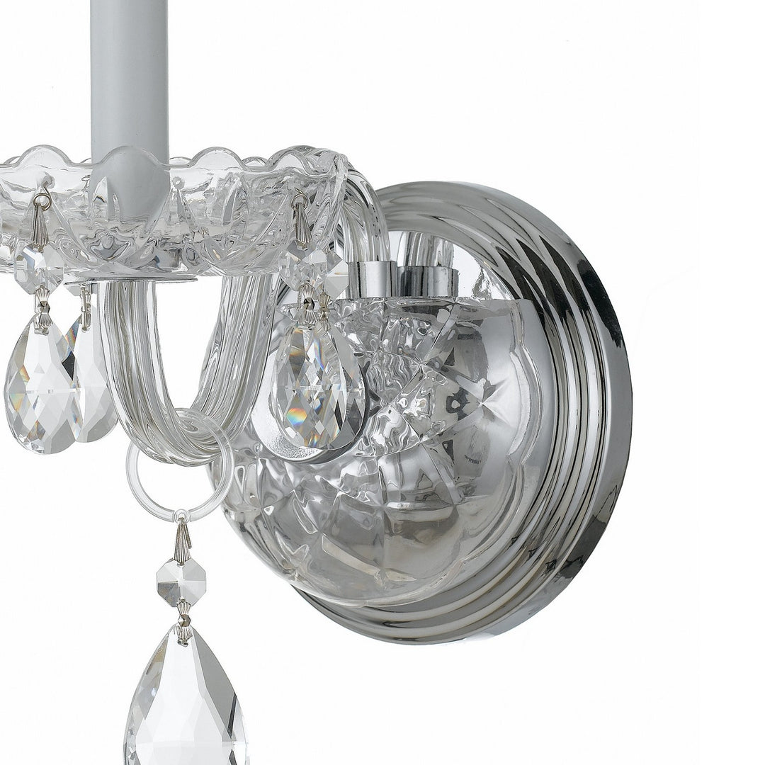 Crystorama - 1031-CH-CL-S - One Light Wall Sconce - Traditional Crystal - Polished Chrome