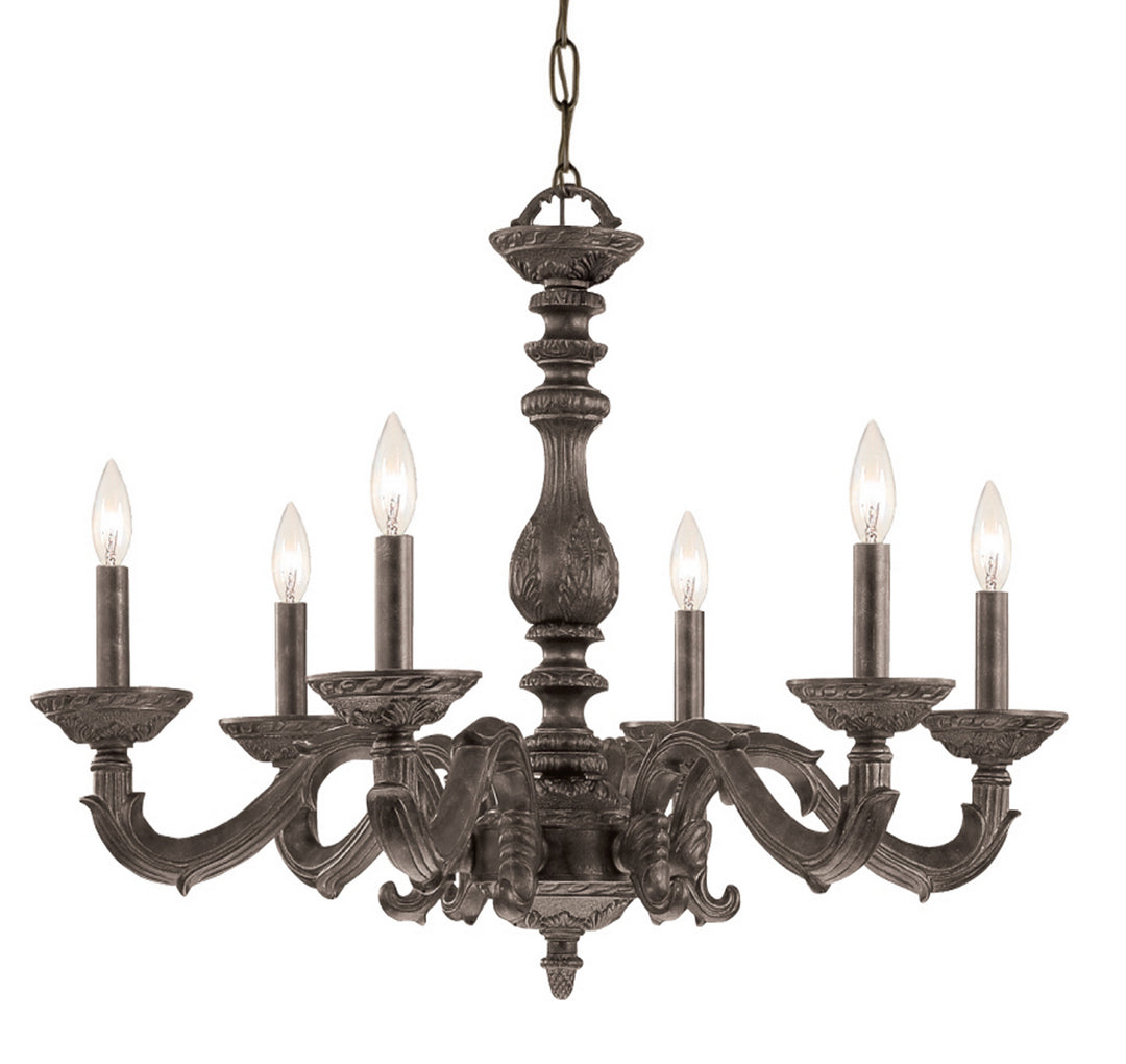 Paris Market Six Light Chandelier in Venetian Bronze - available from The Lighting Shoppe, trusted by Canadian homeowners