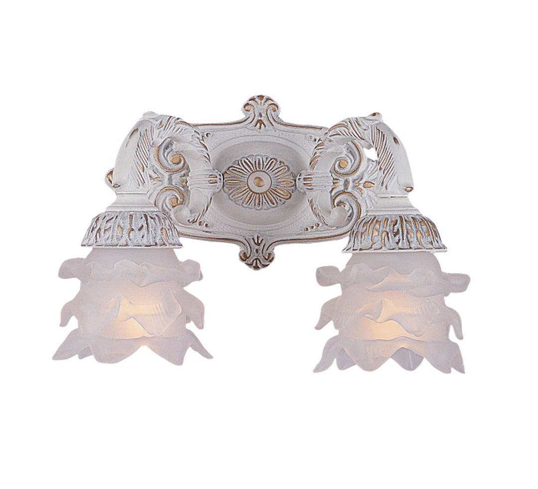 Crystorama - 5222-AW - Two Light Wall Sconce - Mayfield - Antique White