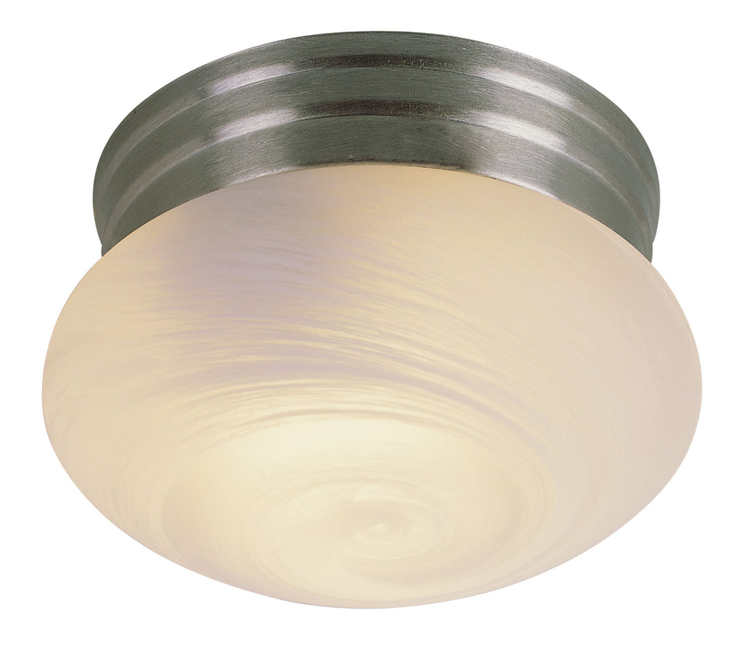 Dash One Light Flushmount in Brushed Nickel - available from The Lighting Shoppe, trusted by Canadian homeowners