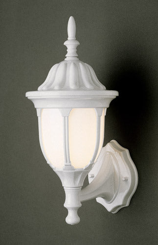 Hamilton One Light Wall Lantern in White - available from The Lighting Shoppe, trusted by Canadian homeowners