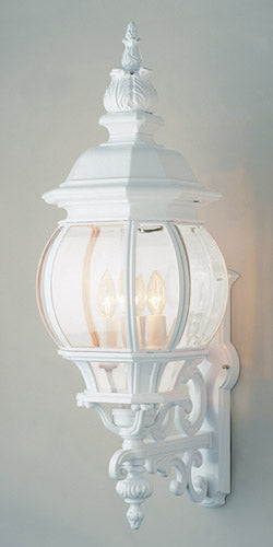 Francisco Four Light Wall Lantern in White - available from The Lighting Shoppe, trusted by Canadian homeowners