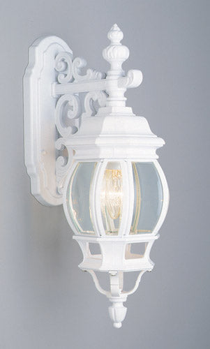 Francisco One Light Wall Lantern in White - available from The Lighting Shoppe, trusted by Canadian homeowners