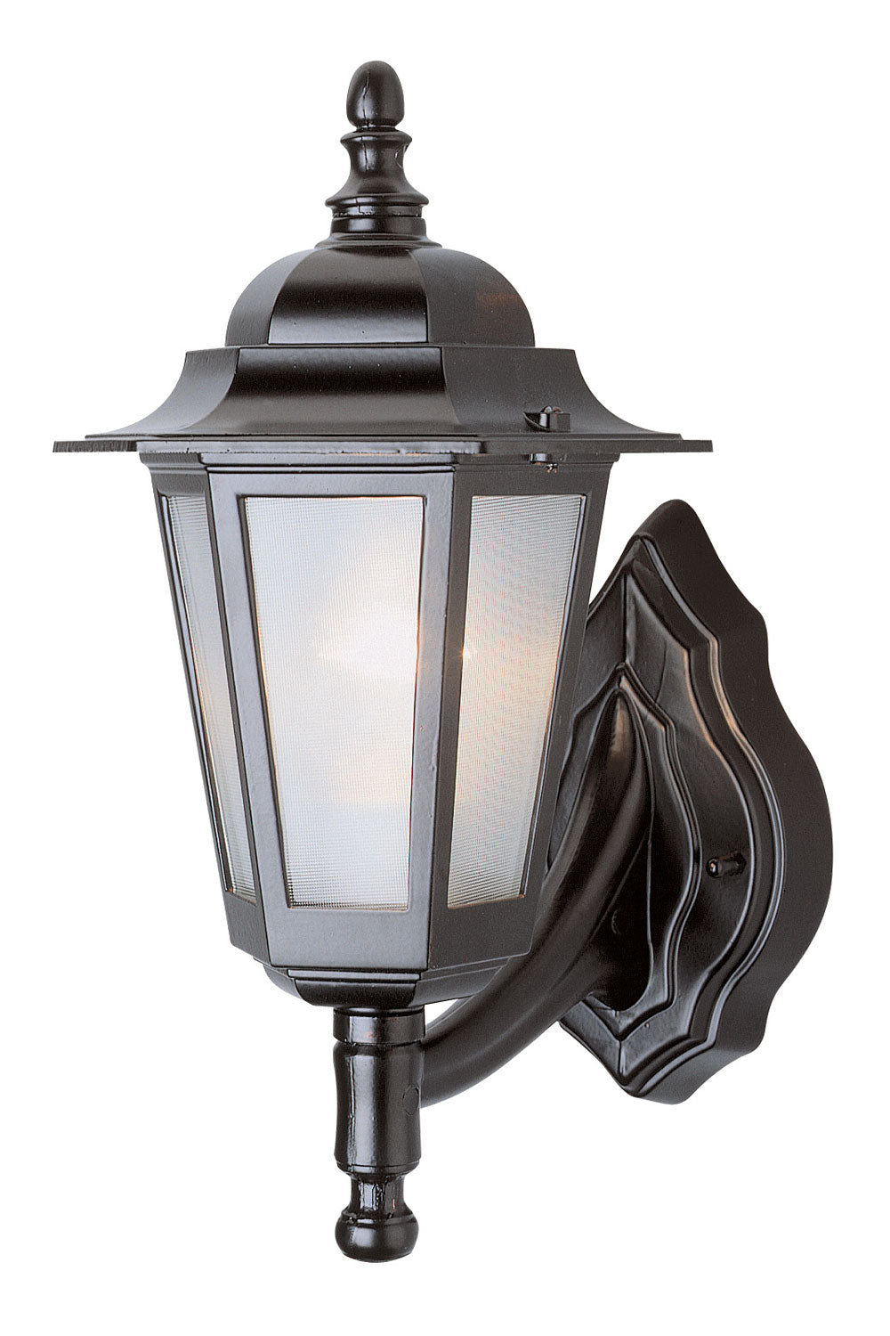 Alexander One Light Wall Lantern in Black - available from The Lighting Shoppe, trusted by Canadian homeowners