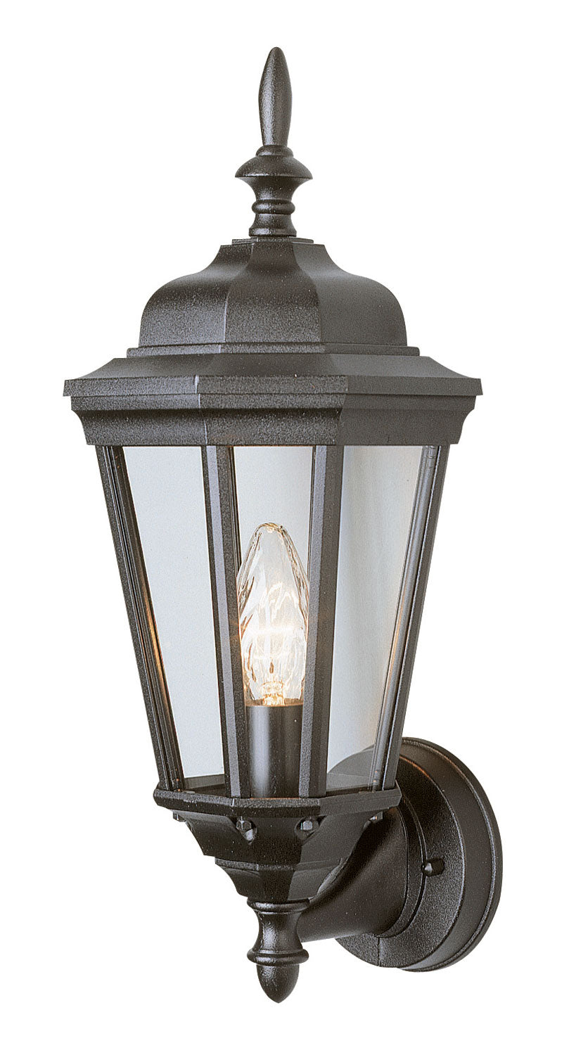 San Rafael One Light Wall Lantern in Black - available from The Lighting Shoppe, trusted by Canadian homeowners