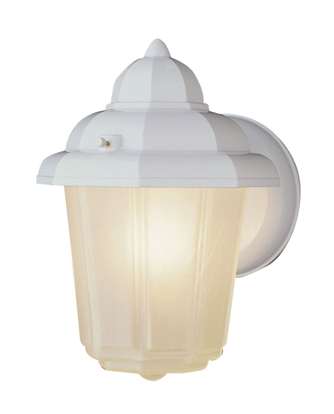 Dale One Light Wall Lantern in White - available from The Lighting Shoppe, trusted by Canadian homeowners