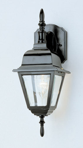 Argyle One Light Wall Lantern in Black - available from The Lighting Shoppe, trusted by Canadian homeowners