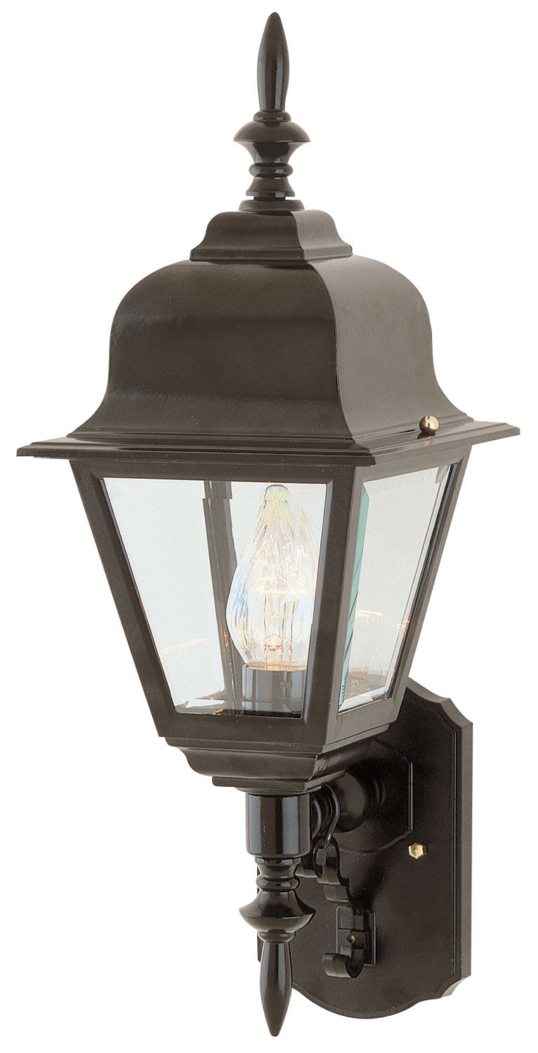 Argyle One Light Wall Lantern in Black - available from The Lighting Shoppe, trusted by Canadian homeowners