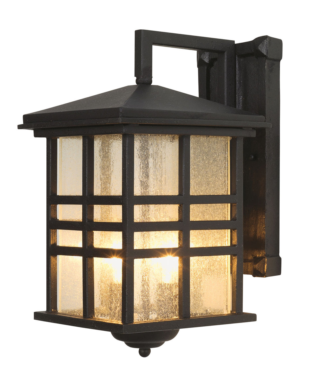 Huntington Two Light Wall Lantern in Black - available from The Lighting Shoppe, trusted by Canadian homeowners