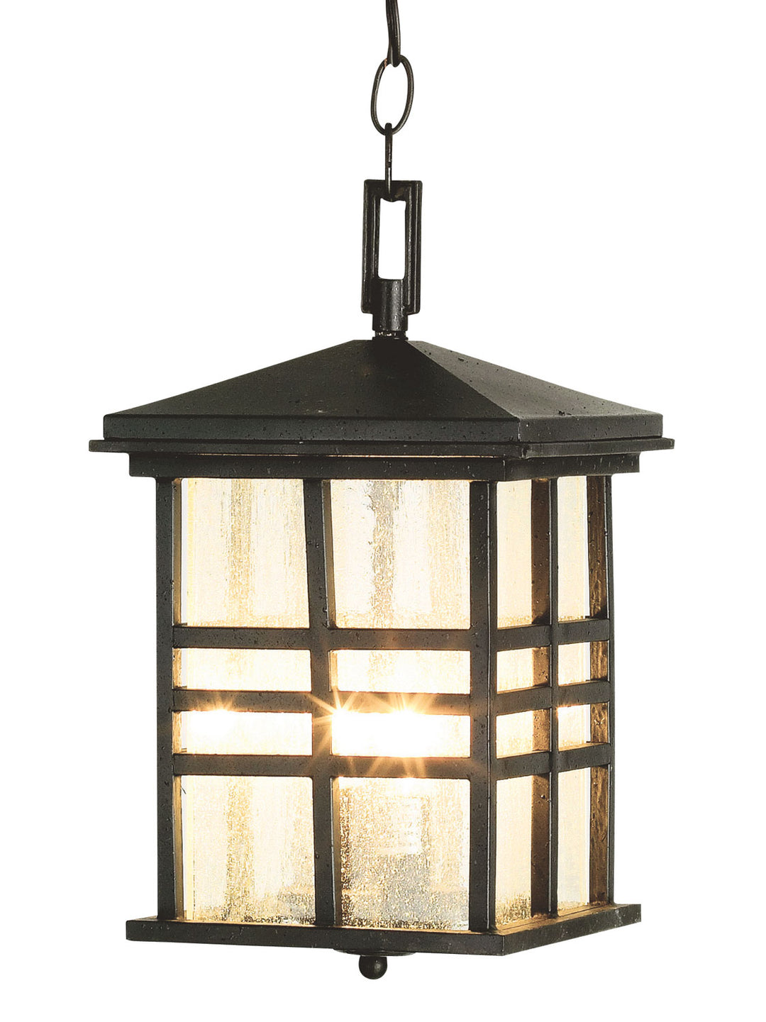 Huntington Two Light Hanging Lantern in Black - available from The Lighting Shoppe, trusted by Canadian homeowners