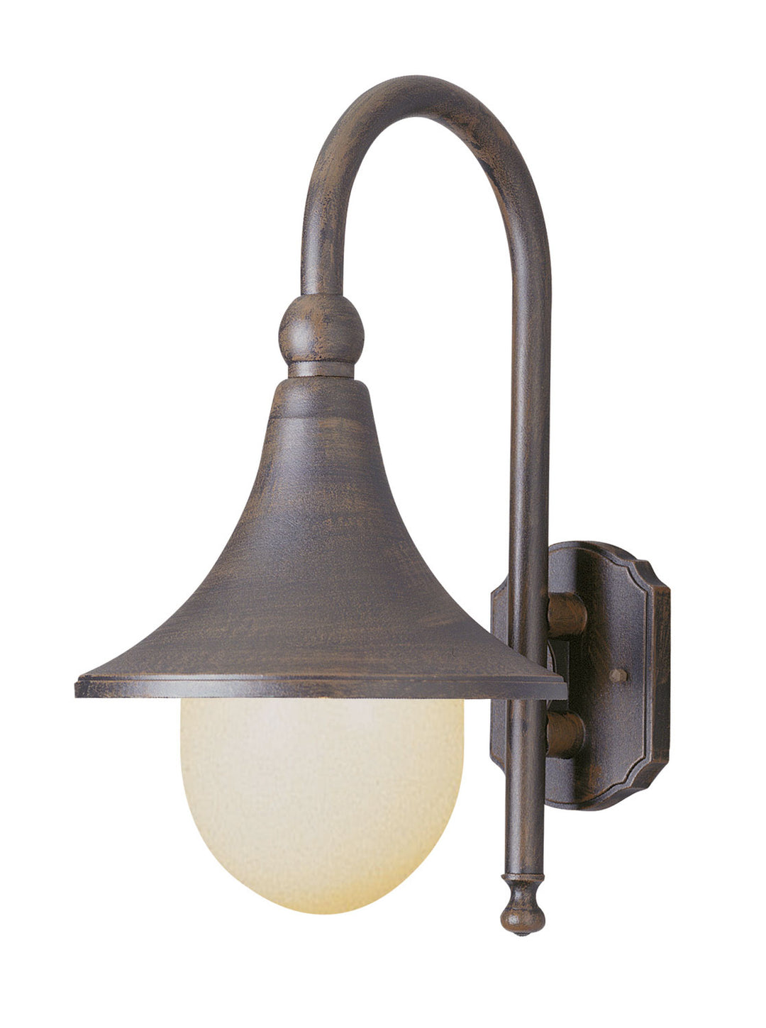 Promenade One Light Wall Lantern in Rust - available from The Lighting Shoppe, trusted by Canadian homeowners