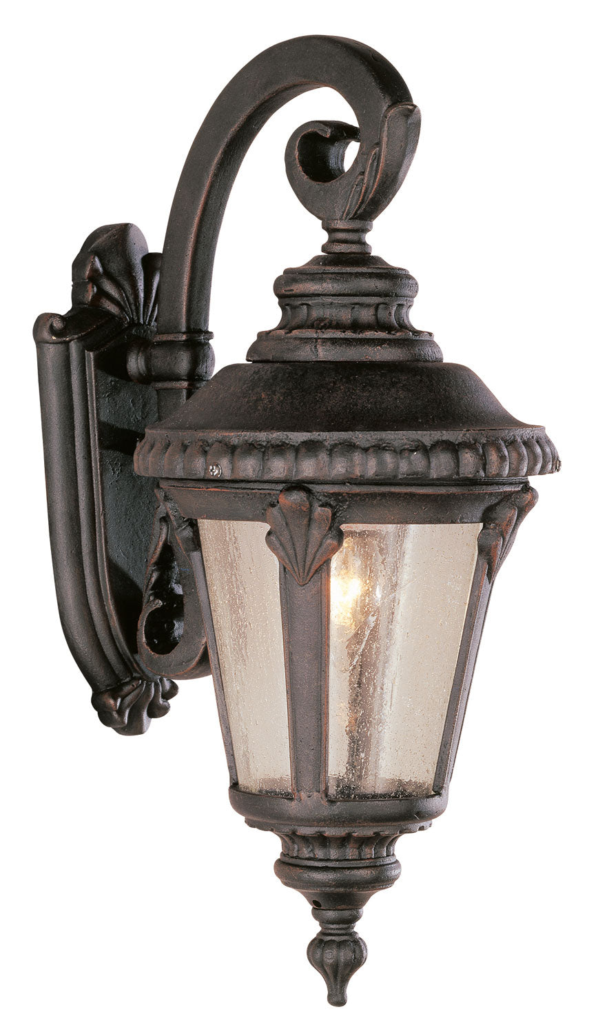 Commons One Light Wall Lantern in Rust - available from The Lighting Shoppe, trusted by Canadian homeowners